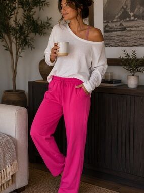 Danskin Now Bright Pink Active Joggers size small
